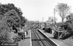 Station From Bridge c.1955, Meopham
