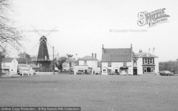 Photo of Meopham, The Cricketers Inn And Windmill c.1960