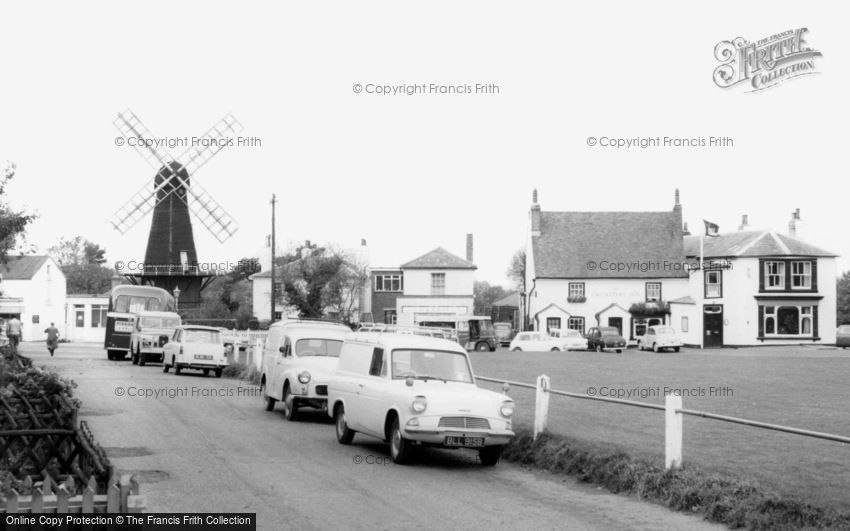 Meopham, the Green and Windmill c1965