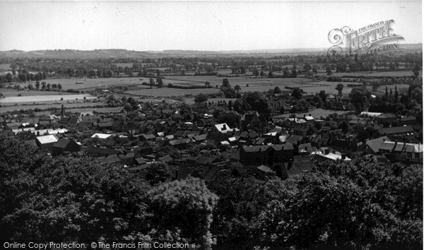 Photo of Mere, From Castle Hill c.1955