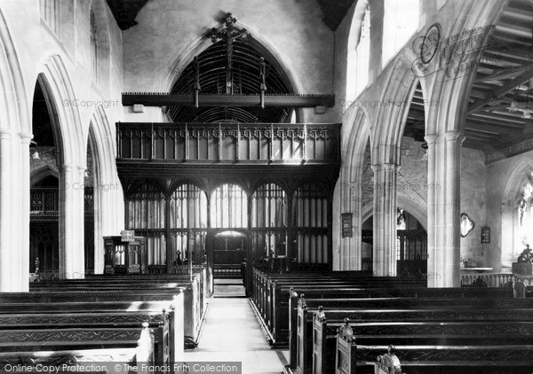 Photo of Mere, The Church Interior c.1960