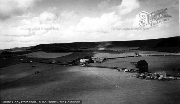 Photo of Mere, View From Castle Hill c.1955