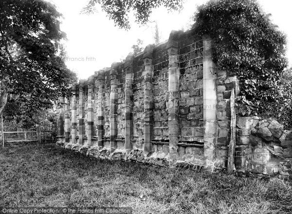 Photo of Merevale, The Refectory Wall 1924