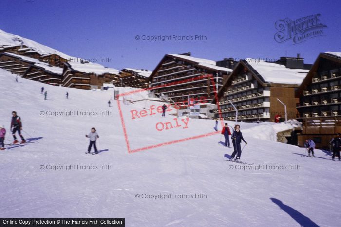 Photo of Méribel, Ski Slope And Chalets 1981