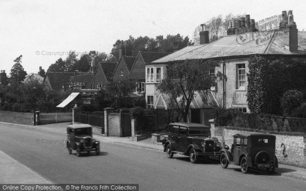 Photo of Merrow, Cars In The Village 1934