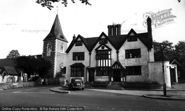 Photo of Merrow, St John's Church And House c.1960
