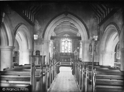 St John's Church Interior 1927, Merrow