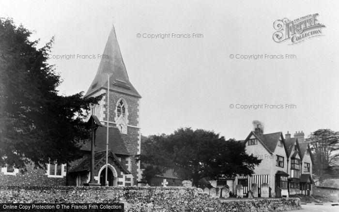 Photo of Merrow, The Church c.1955