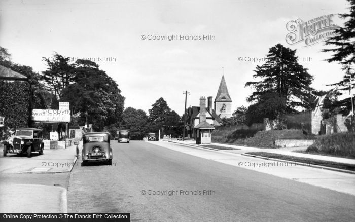 Photo of Merrow, Walnuts Cafe And Church c.1930