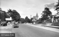 Walnuts Cafe And Church c.1930, Merrow