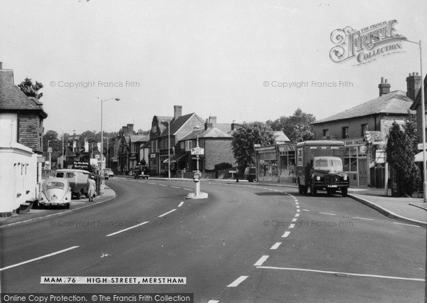 Photo of Merstham, High Street c.1965