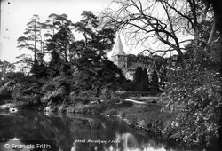 Pond And St Katharine's Church 1902, Merstham