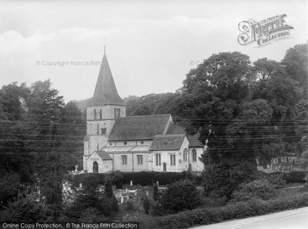Photo of Merstham, St Katharine's Church 1925