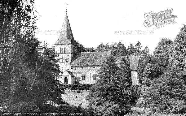 Photo of Merstham, St Katharine's Church c1955