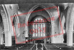 St Katharine's Church, Interior 1902, Merstham