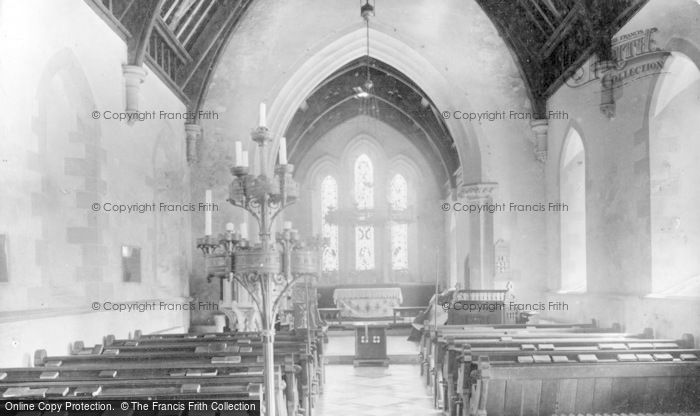 Photo of Merthyr Mawr, St Teilo's Church Interior c.1955