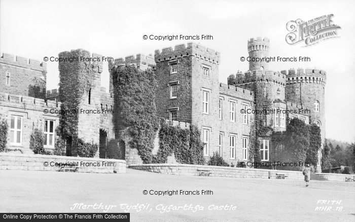 Photo of Merthyr Tydfil, Cyfarthfa Castle c.1955