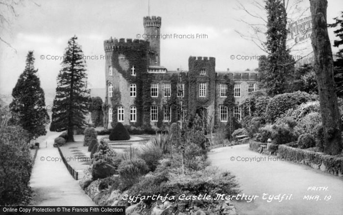 Photo of Merthyr Tydfil, Cyfarthfa Castle Museum c.1955