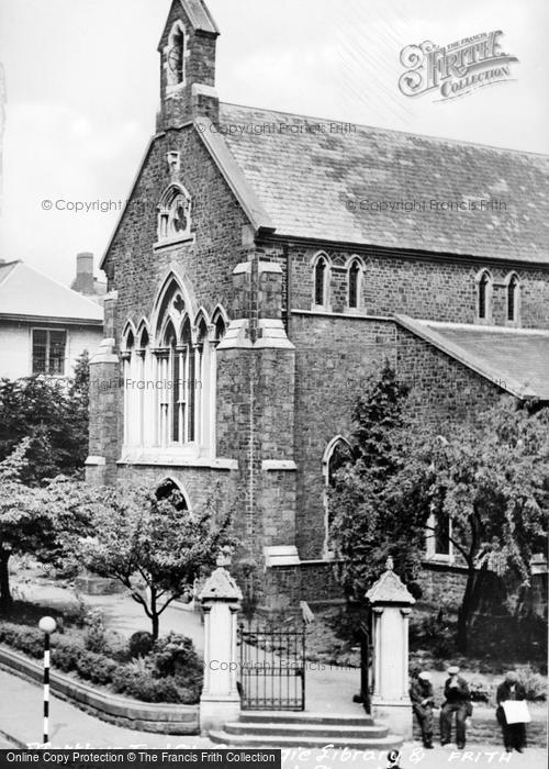 Photo of Merthyr Tydfil, St David's Church c.1955