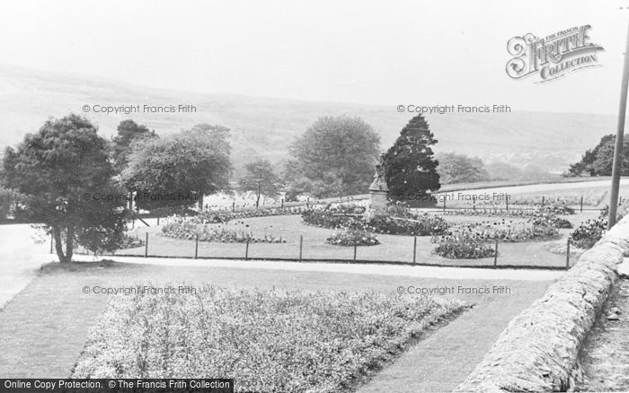 Photo of Merthyr Tydfil, The Flower Gardens, Cyfrarthfa Castle c.1955