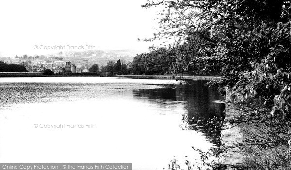 Photo of Merthyr Tydfil, The Lake, Cyfarthfa Castle c.1960