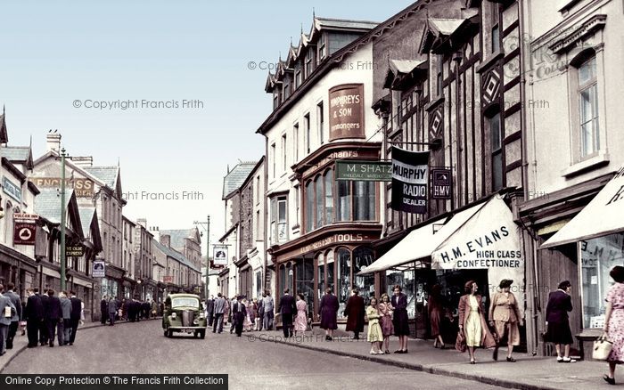 Photo of Merthyr Tydfil, Upper High Street c.1955