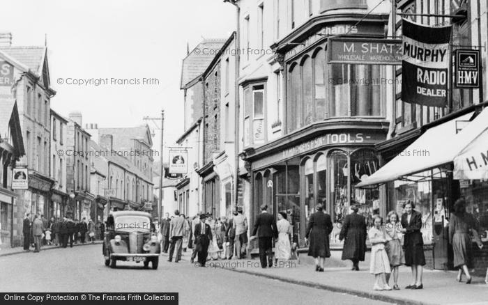 Photo of Merthyr Tydfil, Upper High Street c.1955