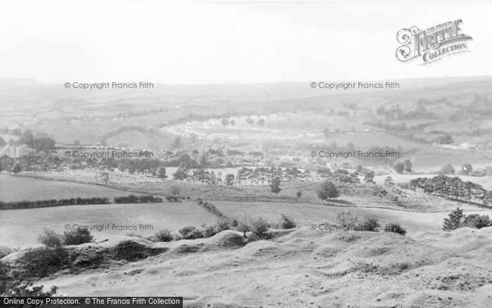 Photo of Merthyr Tydfil, View From Morlais Castle, Pontsarn c.1960
