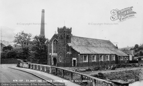 Photo of Merthyr Vale, St Mary The Virgin Church c.1965