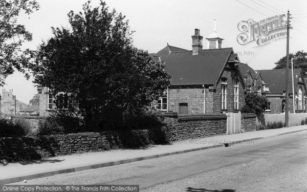 Photo of Messingham, The School And Church c.1955