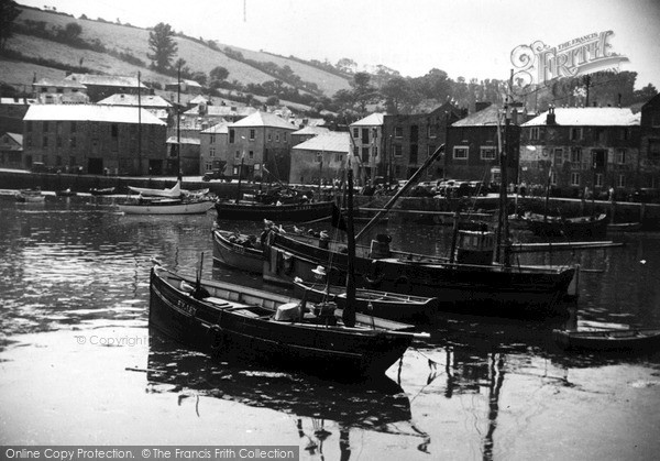 Photo of Mevagissey, Central Quay c.1955