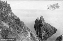 Cliffs c.1884, Mevagissey