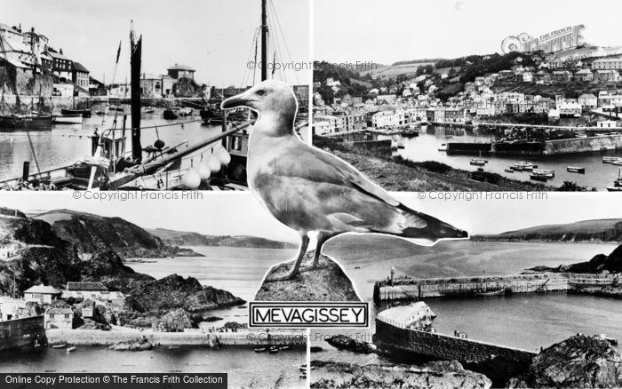 Photo of Mevagissey, Composite c.1955