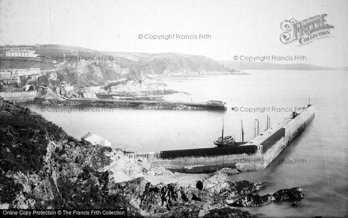 Photo of Mevagissey, Entrance To Harbour 1890