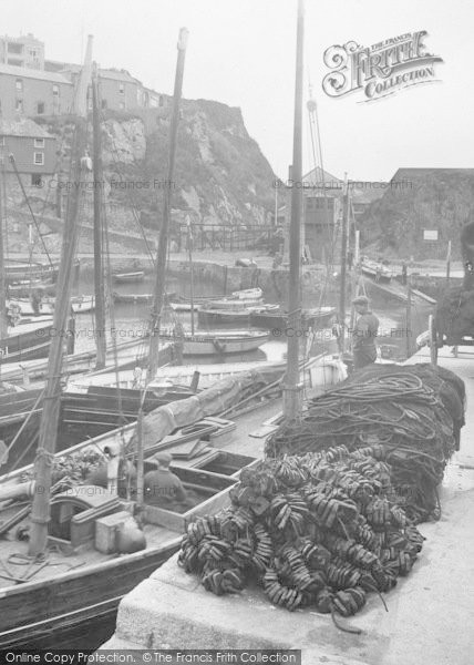 Photo of Mevagissey, Fishermen 1924