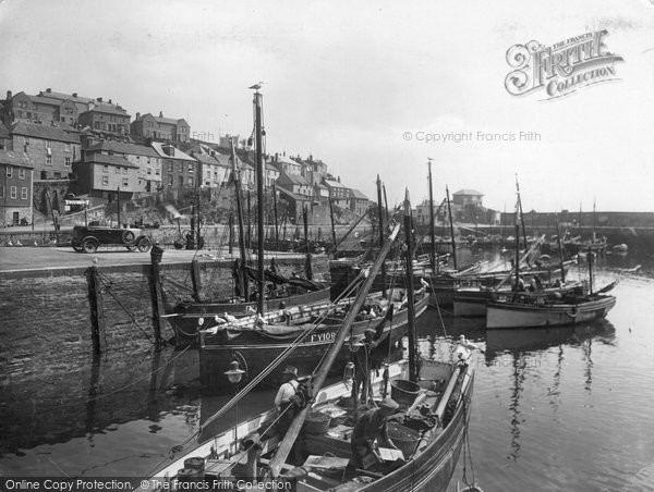 Photo of Mevagissey, Fishing Boats In The Harbour 1928