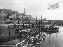 Fishing Boats In The Harbour 1928, Mevagissey