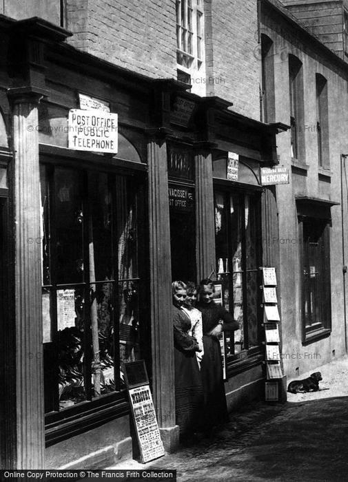 Photo of Mevagissey, Fore Street, The Post Office 1904