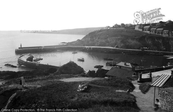 Photo of Mevagissey, From Above Harbour 1935