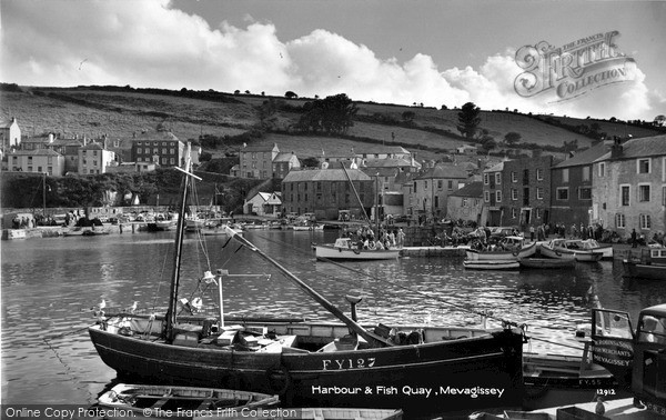Photo of Mevagissey, Harbour And Fish Quay c.1958
