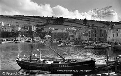 Harbour And Fish Quay c.1958, Mevagissey