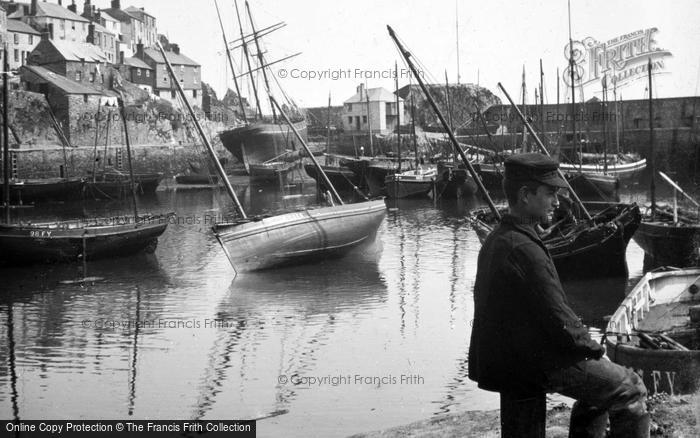 Photo of Mevagissey, Harbour c.1890