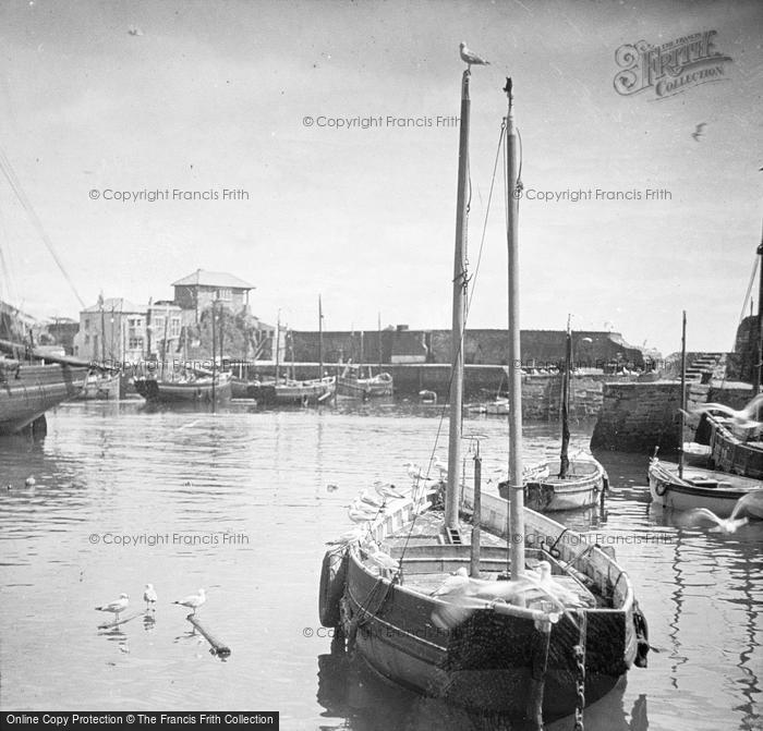 Photo of Mevagissey, Harbour c.1890
