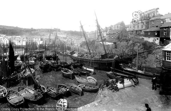 Photo of Mevagissey, Inner Harbour 1890