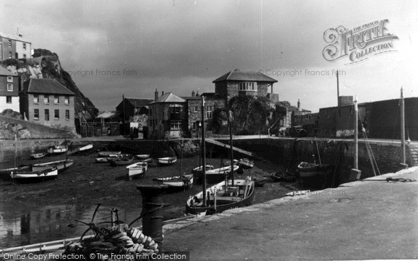 Photo of Mevagissey, Inner Harbour c.1955