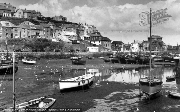Photo of Mevagissey, Inner Harbour c.1955
