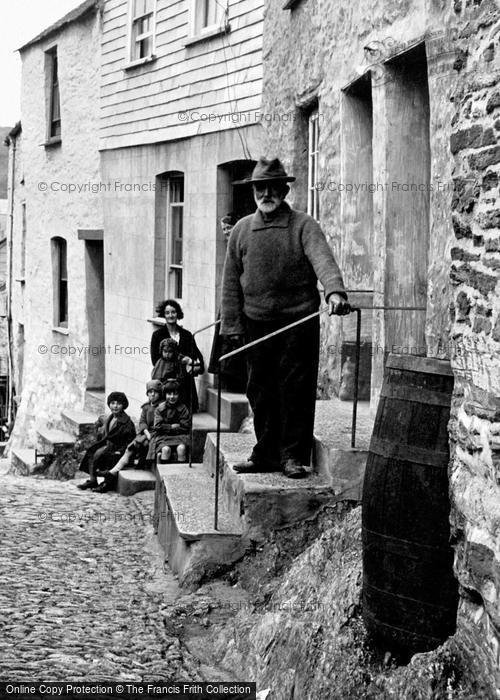 Photo of Mevagissey, Local Residents 1924