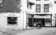 Market Square Businesses c.1960, Mevagissey