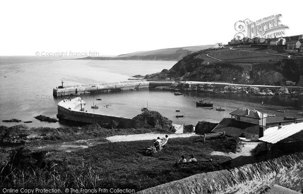 Photo of Mevagissey, Outer Harbour And Polkirt 1936