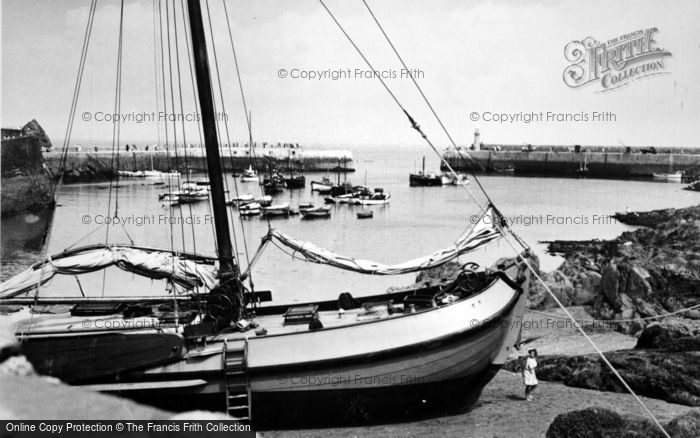Photo of Mevagissey, Outer Harbour c.1955